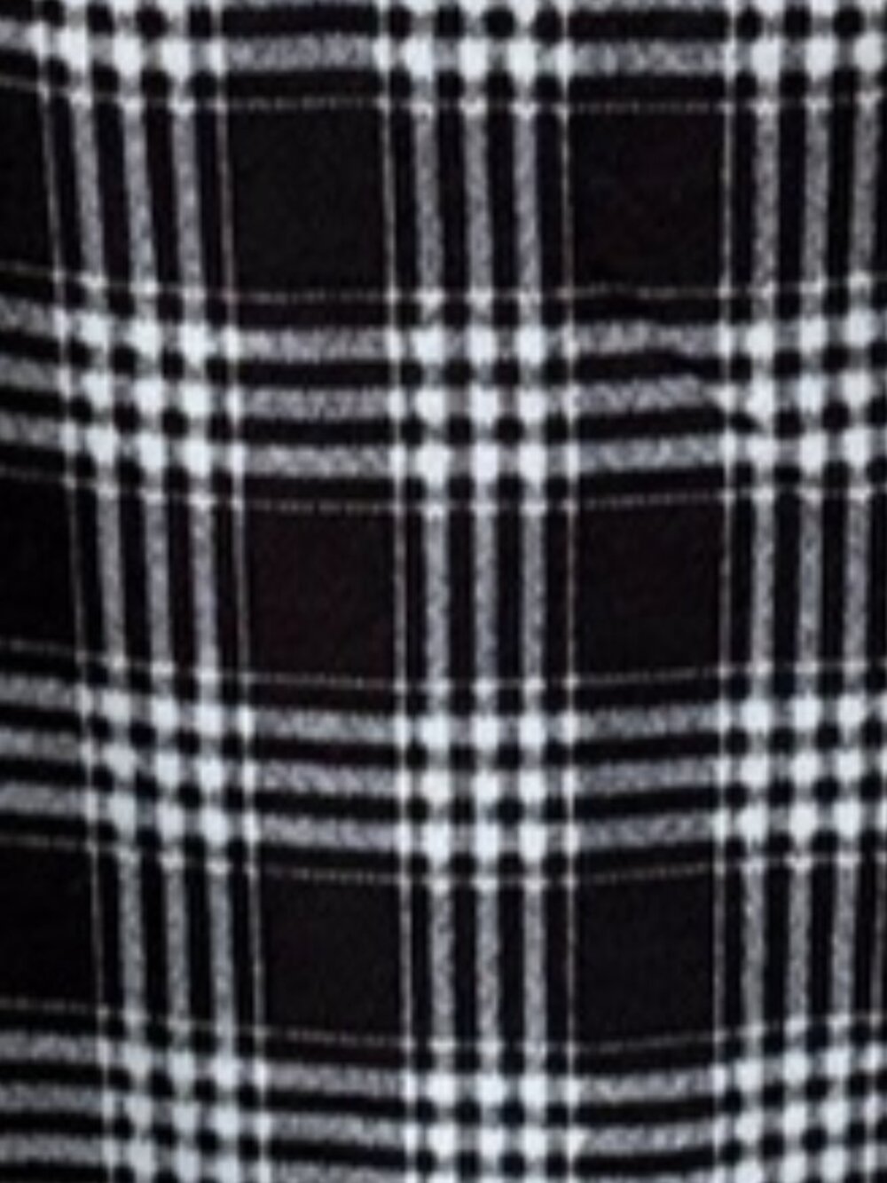 SHEIN Black & White Plaid Mini Slip Dress
